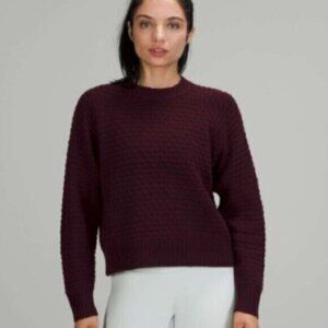 Lululemon Texture Play Cashlu Sweater  - NEW